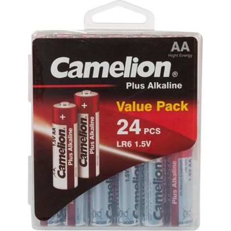 ALCALINE AA / LR6 1.5V-2800mAh (24 pcs/boite en plastique) LR6C/24B RI422 (1/2)