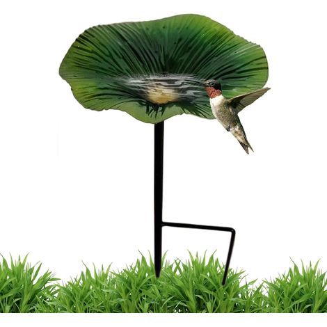 Wasserschale Blumenförmige Fütterung und Gartendeko Outdoor