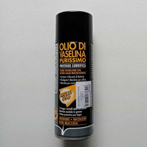Saratoga 400ml olio di vaselina purissimo spray lubrificante e protettivo con cannuccia dosatrice (1/4)