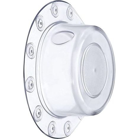 Bouchon de Trop Plein Baignoire en Silicone - Baignoire Lavabo Bouchon de Vidange de Baignoire avec Ventouse pour Salle de Bain (1/4)