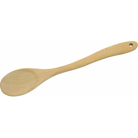 Cuillère de Cuisine Bois Beige 30 cm (1/2)