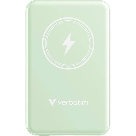Verbatim Charge 'n' Go Magnetic Wireless Powerbank (batterie supplémentaire) 5000 mAh Fast Charge, Quick Charge 3.0, Power Delivery 3.0, Adaptive Fas W996673 (1/5)