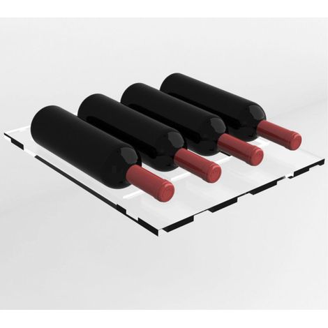 Tablette en plexiglas avec supports de montage - Diamond