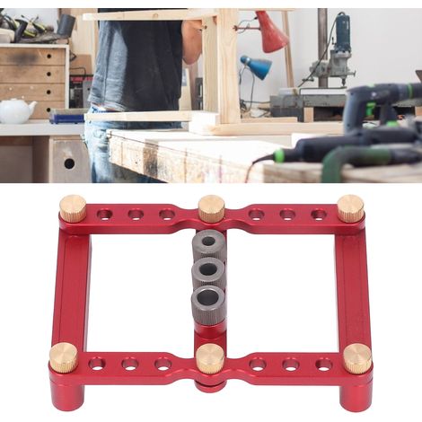 outil de positionnement des trous de cheville pour le travail du bois (1/5)