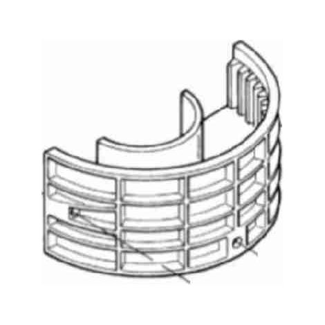 BMG0641R03.45672 Semianillo externo Rondo Sandblasted Pieza de repuesto original NICE BMG0641R03.45672