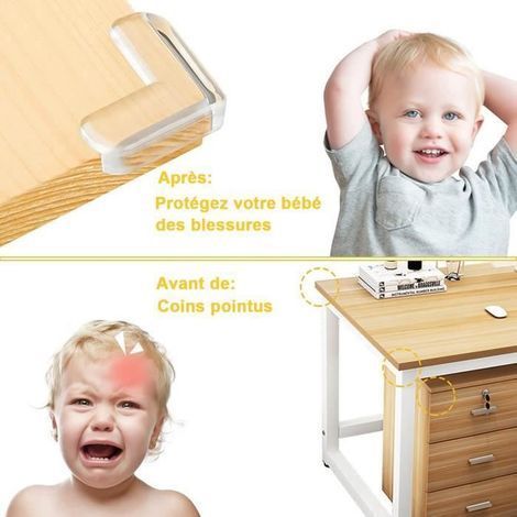 Coin de Table Protection Bebe, Protection Coin de Table pour Bébés,ABURNUDREY Protection Coin de Table 20PCS (1/3)
