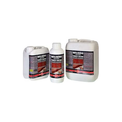 WILIDRO IMPREGNANTE PROTETTIVO IDROREPELLENTE PER TERRAZZE E BALCONI  lt.2,5 in tanica    DIXI