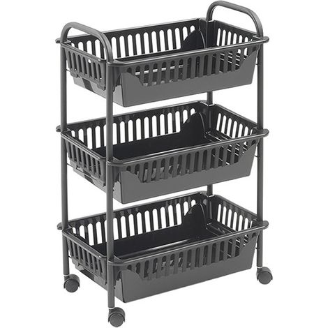 CARRELLO MULTIUSO 3 CESTI OSLO 3 LAVA