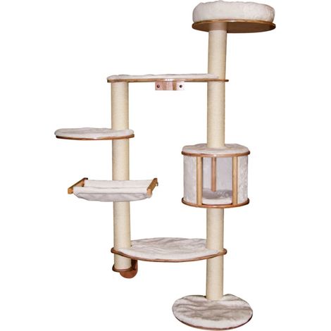 Albero tiragraffi per gatti Kerbl Dolomit XL Montaggio a parete 185 x 115 cm (1/4)