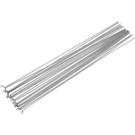 100 tiges de poussée en acier en forme de Z de 200 mm, haute dureté, grande robustesse, protection contre la rouille et la corrosion, pour avions radiocommandés. (1/5)
