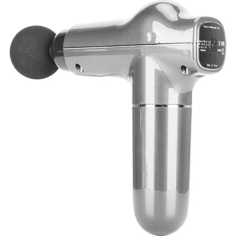 Mini stimulateur musculaire portable pour la relaxation corporelle, appareil de massage musculaire à 3 vitesses (peinture métallique grise, vernis UV) (1/5)