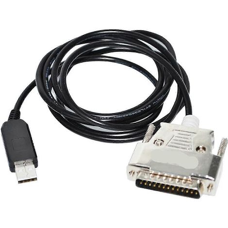 Adaptateur USB vers D-SUB 25P DB25 mâle, câble de communication série RS232 (5 m) (1/4)