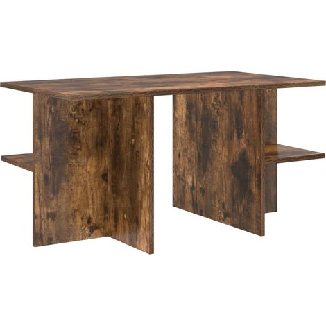Tavolino da salotto Quercia Affumicata 87 x 50 x 45 cm vidaXL