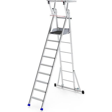 Scaletta 9 gradini - Altezza max di lavoro 4.25m - PIRL9RM (1/5)