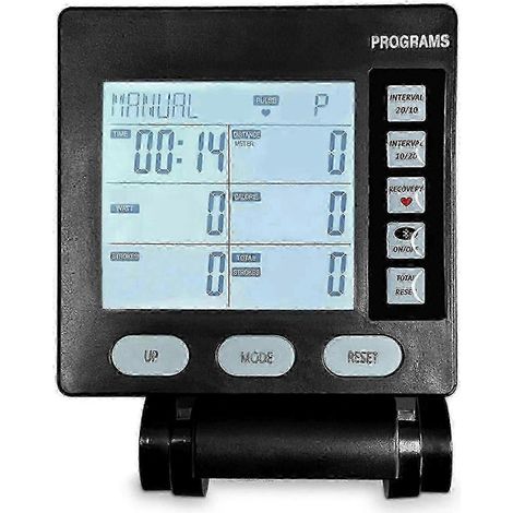 Compteur de vitesse pour rameur/machine à skis avec rétroéclairage, montre électronique Eu-FCY (1/3)