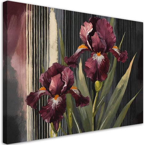 Quadro su tela, Fiori botanici rossi - 60x40 (1/5)
