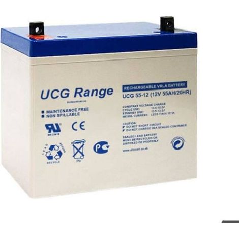 Batterie gel solaire 12V 55Ah UCG Ultracell