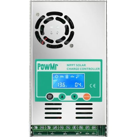 Regolatore di carica solare, monitoraggio della potenza massima, display LCD, MPPT 60A (1/5)