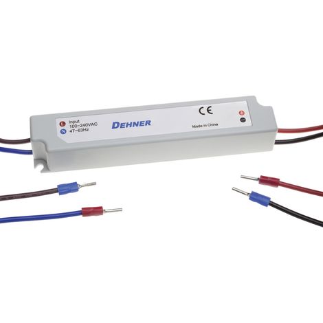 Dehner Elektronik LED 12V24W-IP67 26159 LED-Trafo  Konstantspannung 24 W 0 - 2 A 12 V/DC nicht dimmb