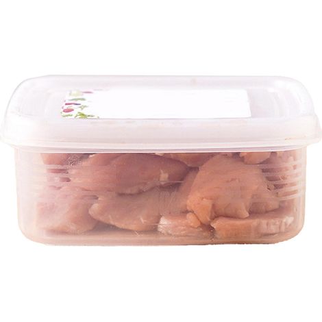 Mini boîte hermétique de conservation des aliments, facile à transporter et qui préserve leur fraîcheur. Idéale pour préparer des repas à base de légumes, de fruits et de viande. (1/5)