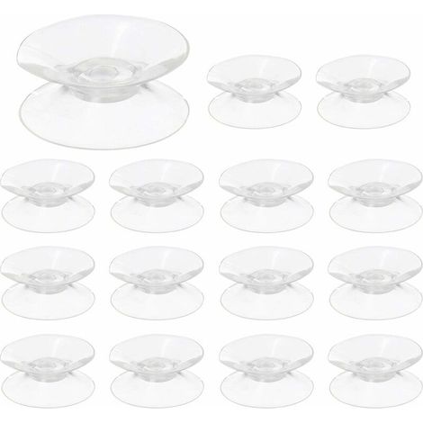 Filiyano-Ventouses double face - Sans crochets pour verre en plastique transparent (1/5)