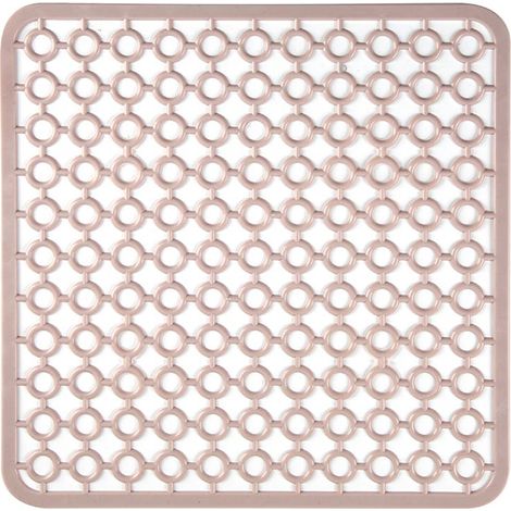 Salvaplatos para fregadero cuadrado 30 cm Rosa claro (1/3)