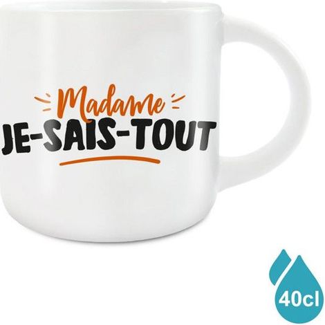 Mug - STC - Madame I Know Everything - Ceramic - White - Large Format (1/3)