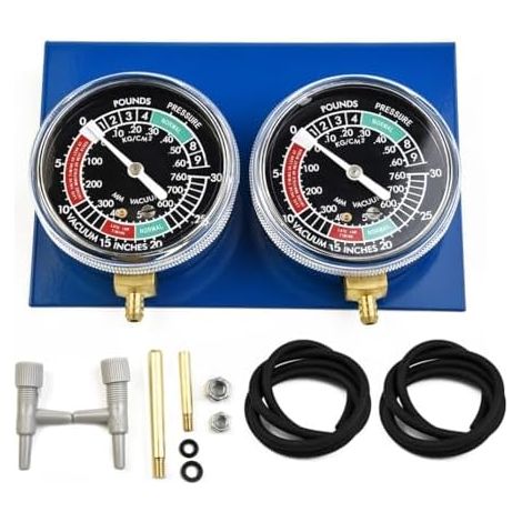 Jauge de vide pour carburateur moto 2 cylindres, synchroniseur à carburateur, outil synchronisation avec kit tuyau - (1/5)