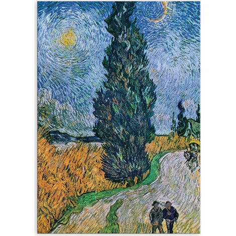 Art for the Home Leinwandbild Vincent van Gogh Starry Night - 100x70cm (1/3)