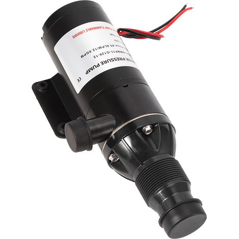 12V 45LPM 12GPM Pompe à Eaux Usées Auto-Amorçante Silencieuse pour Bateau, Camping-Car, Toilettes et Agriculture (1/5)
