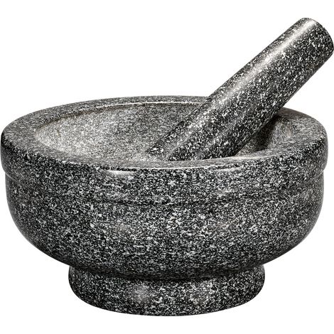 Mortero de granito gigante Cilio, diámetro 21 cm, 6,5 kg