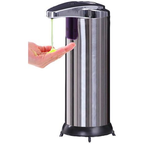 Distributeur automatique de savon 250 ml salle de bains cuisine capteur auto (1/5)