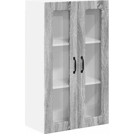 Meuble mural de cuisine,Armoire de cuisine avec porte Gris Sonoma 60 x 31 x 100 cm CFW38092 (1/5)