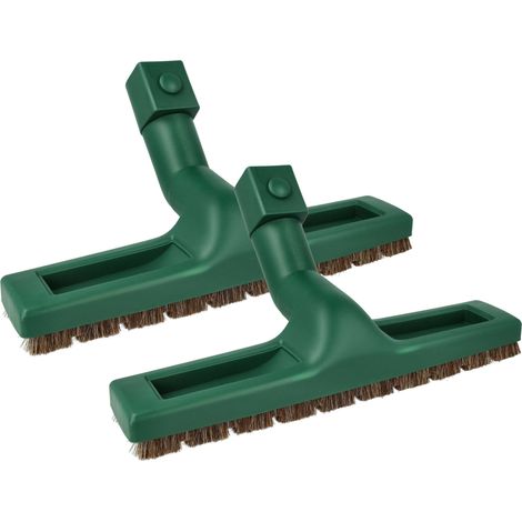 vhbw 2x bocchetta per pavimenti compatibile con Vorwerk folletto 122, 119, 120, 118, 121 aspirapolvere, 30 cm, ruotabile