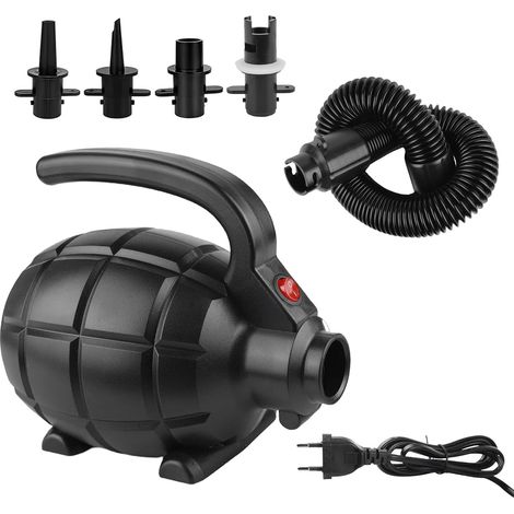 Pompe à Air Électrique, 600W Pompe Électrique, Gonfleur & Dégonfleur, Gonfleur Electrique avec 4 Becs pour Matelas Gonflable, Sofa Gonflable, Piscine Gonflable, Portative Pompe à Air Puissante (1/5)