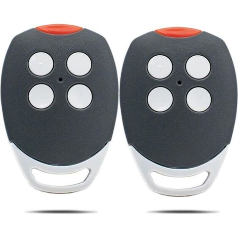 Juego de 2 mandos a distancia para puertas de garaje Ditec GOL4C, ZEN2C y ZEN4C.