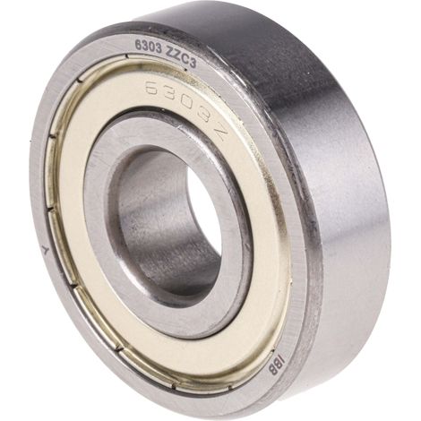 Roulement à billes blindé rigide, ø int. 17mm, ø ext. 47mm, larg. 14mm ( Prix pour 1 )