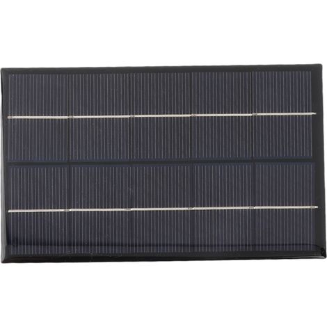 Panneau Solaire Polycristallin 1.9W 5V Mini Module Époxy Résistant Compact pour Camping Bricolage Chargeur Batterie Extérieur (1/5)