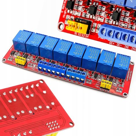 Rosfix 8-Kanal-Relaismodul 5V H/L 10A Arduino
