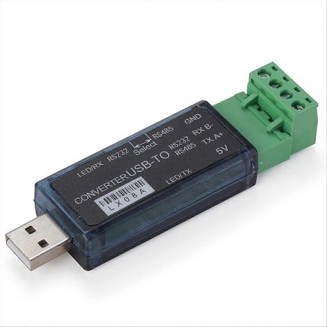 Convertisseur double fonction USB vers RS232/RS285 LX08A (1/5)