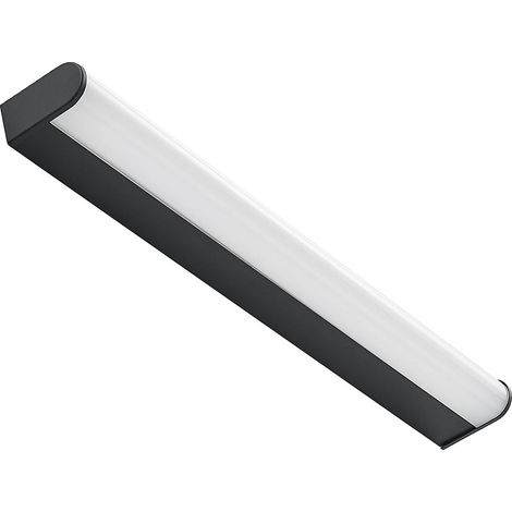 Vägglampa, sänglampa, sänglampa vägg "Ulisan" aus aluminium / grå / zink für badrum von Lindby