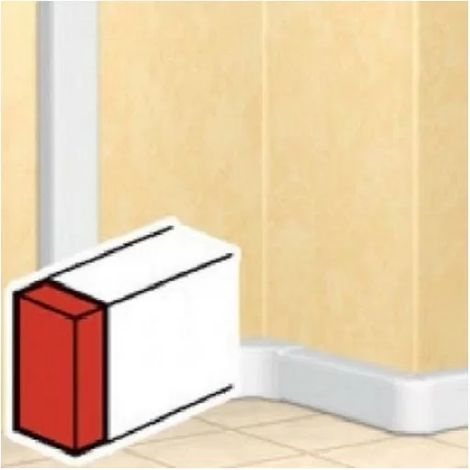 Legrand 010700 - Tappo terminale sinistro o destro DLP Mono 50x105mm - Bianco