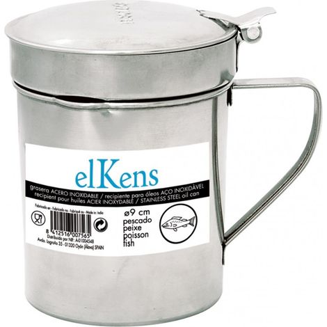 Leccarda per pesce in acciaio inox 9 cm Rif. 0756