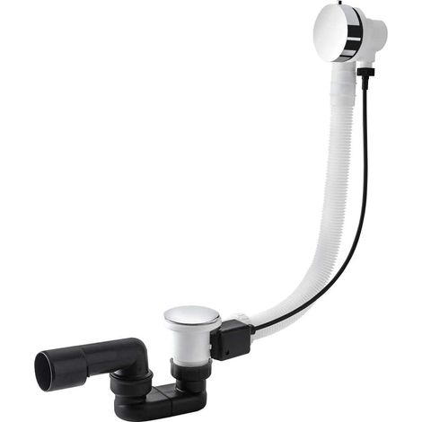 Badewannen-Überlauf mit Automatikablauf MINIMALISTA I 57 cm, Chrom