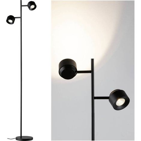 [NEUWERTIG] B-Ware Paulmann Stehleuchte Stehlampe LED schwarz Dimmer warmweiß Metall Kunststoff (1/2)