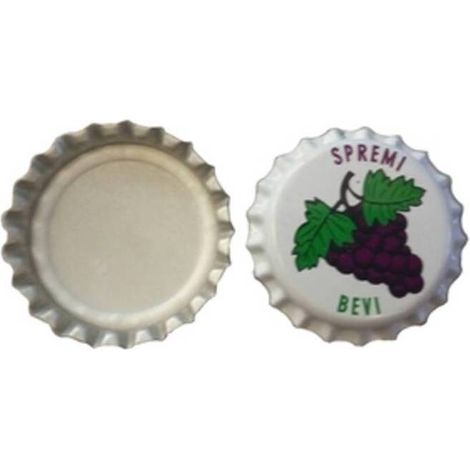 TAPPO CORONA UVA C/VIPLA D 26 MM CF 100 PZ
