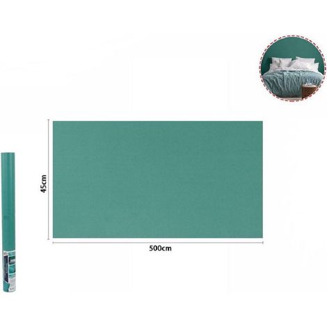TrAdE Shop Traesio - Rotolo Pellicola Adesiva Colore Verde 45cmx5mt Per Mobili Carta Da Parati 71113 -