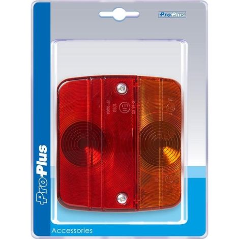 Fanale posteriore 4 funzioni 98x104mm incl lampadine in blister (1/5)