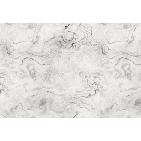 Papier peint panoramique gris et blanc couleur pierre Tapisserie panoramique abstrait tendance Papier peint panoramique angle de mur idéal chambre (1/3)