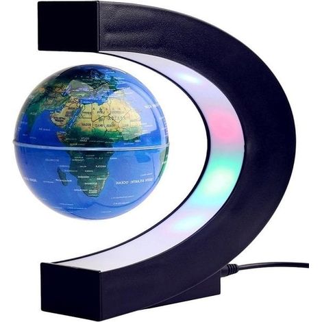 Magnetisch schwebender Globus mit LED-Beleuchtung – Schreibtischgeschenk für den Chef (1/3)